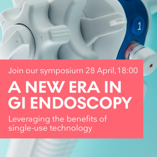 AmbuEurope's tweet photo. At our #ESGEDays2022 (28 April,18:00, Panorama Hall), join Prof. Pradeep Bhandari and a panel of experts as they discuss how to leverage the benefits of single-use for patients and share clinical experience using our duodenoscope. 

Learn more: https://t.co/NYrWc7eT4K https://t.co/QrJo7jSWEO