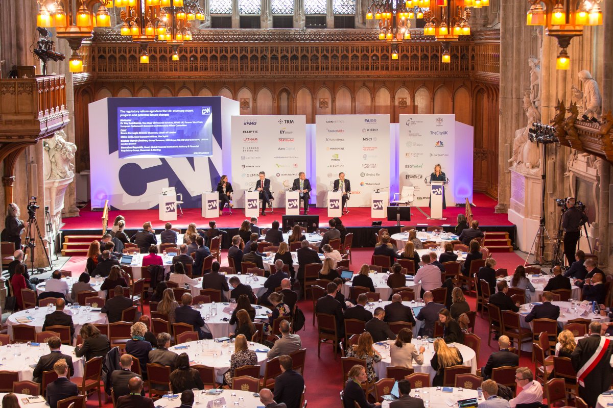 'The regulatory reform agenda in the UK: assessing recent progress and potential future changes' session with <a href="/KaySwinburne/">Kay Swinburne</a> <a href="/LloydsofLondon/">Lloyd's</a> <a href="/TheCityUK/">TheCityUK</a> <a href="/UBS/">UBS</a> <a href="/ShearmanLaw/">Shearman & Sterling</a> #CityWeek2022
