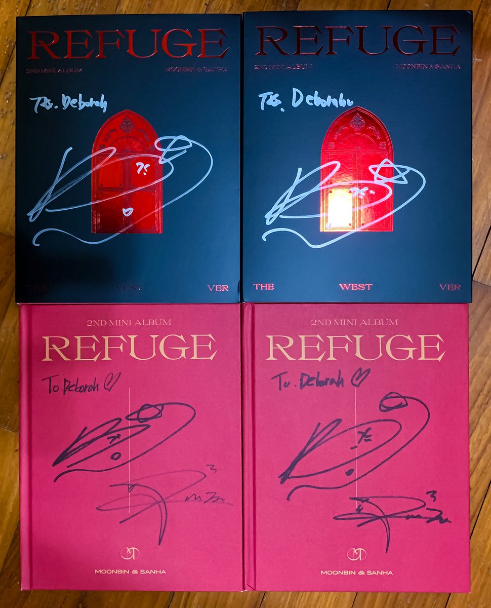 suchamoon_night's tweet photo. Why all the same album version ๐But itโs quite cute that I have 2 albums where my name is written by Binnie and 2 albums written by Sanha ๐คญ
#Astro #Astrofansign #Astromoonbin #Astrosanha #Moonbin #sanha #Astrosigned #์์คํธ๋ก #๋ฌธ๋น #์ฐํ #MOONBIN_SANHA #MOONBIN_SANHA_WHO https://t.co/F1gUCVU4Gv