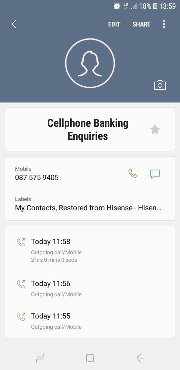 Bavuise's tweet photo. Thank you @FNBSA for the worst service, I've been holding the line for 2 hours after your agent could not assist.
My call wasn't important as you say after all. https://t.co/za8dmGOcDY