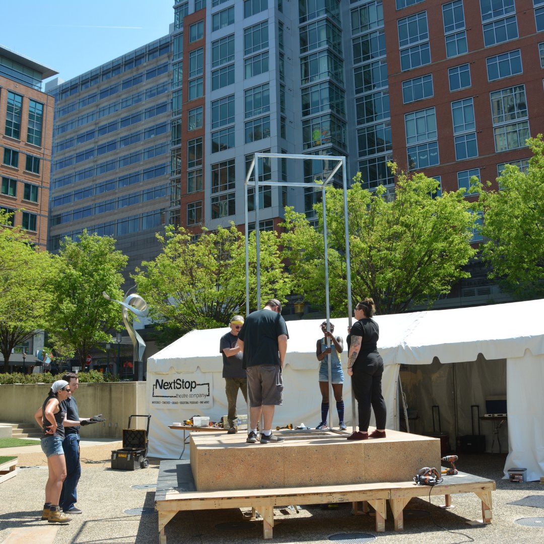 Wondering what’s going on in Reston Town Center? Our crew has been hard at work setting up the stage for A Midsummer Night’s Dream, opening this weekend! 

A Midsummer Night's Dream is presented by Theatre in the Park, Reston Community Center, and Reston Town Center Association.