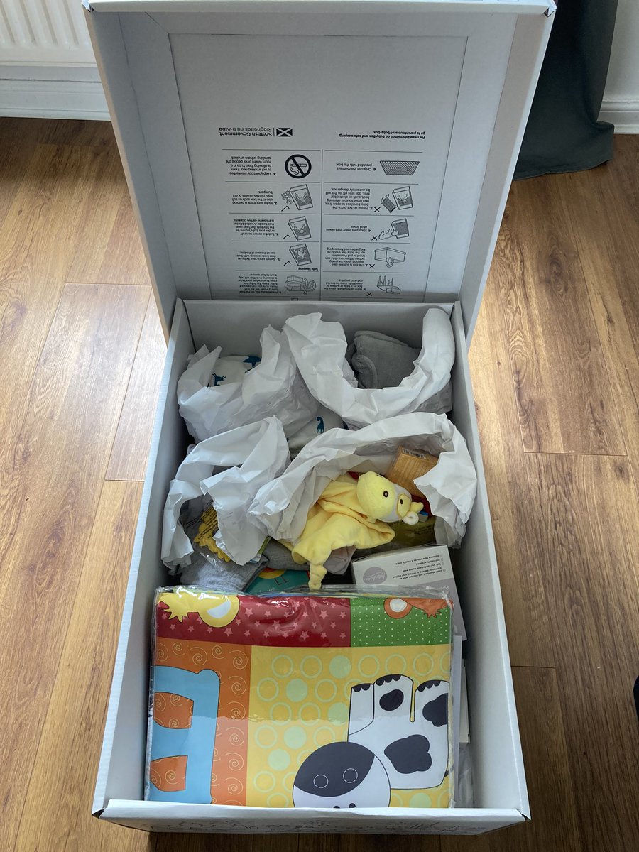 debsf91's tweet photo. Received our #BabyBox this morning. Great resource for families in Scotland! Day 2 of maternity leave so I might break open the crayons 😜 if I go out the lines I’ll blame the 3 year old! @parentclubscot https://t.co/rd5UUA1yri