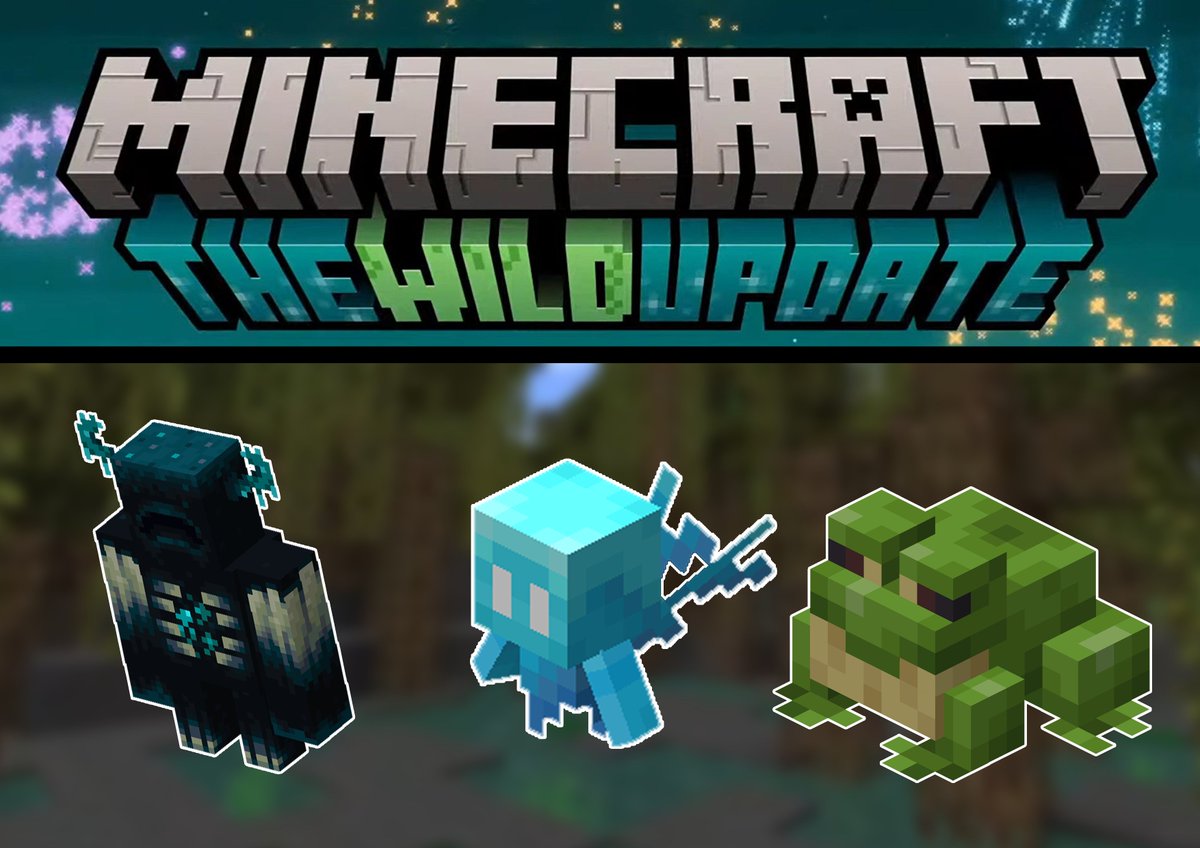 StrategyPod's tweet photo. Which is your favourite mob in the Wild Update? #minecraft #allay #warden #frog #thewildupdate https://t.co/wRbQ1BvAf1