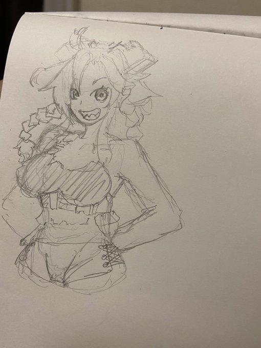 まずは絵を描く習慣をつけたいなって描かれたラフのハイエナ

#ラストオリジン
#라스트오리진
#T40하이에나 