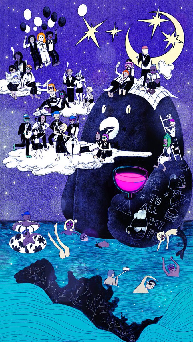 <Punk Party>#PUNKISM 
One night more than 30 punks gathered for a party.
 It was the first historic meeting in which everyone gathered and greeted each other people. 
Let's dive in here, too.
⬇️
opensea.io/assets/0x495f9…

<a href="/opensea/">OpenSea</a> @ihamnft <a href="/cryptopunksnfts/">CryptoPunks</a> @KoreanNft <a href="/bygrida/">GRIDA</a> #NFT