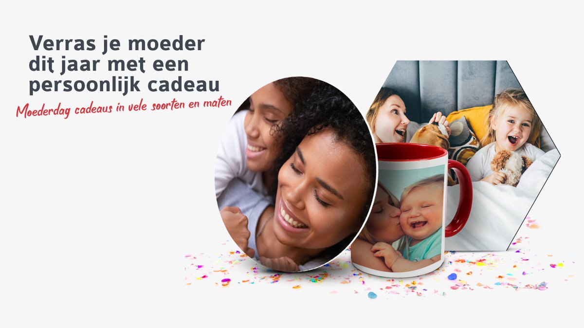 Met een persoonlijk en origineel moederdag cadeau zet je je moeder pas echt in het zonnetje. Vergeet de bos bloemen en laat die ene persoonlijke foto afdrukken zodat ze een blijvende herinnering aan deze moederdag heeft! Bekijk al onze moederdag cadeaus:  bit.ly/3MxrdG4