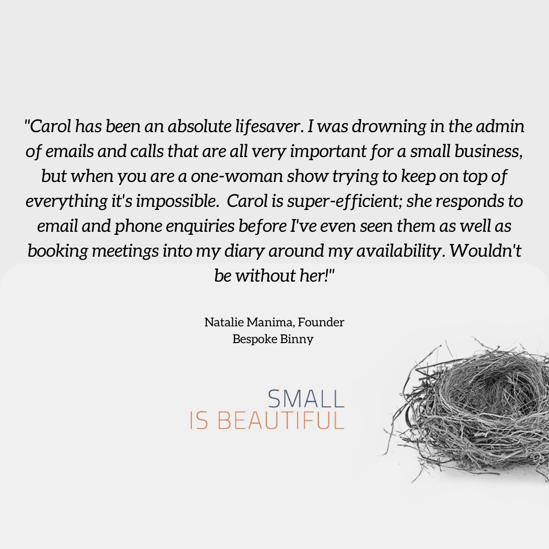 As a virtual assistant, I work with solo professionals and small business owners.  I specialise in helping them with the admin pieces of their business.

For any admin needs, get in touch to discuss your requirements. 

carol@carolcole.co.uk 

#smallbusiness #soloprofessionals