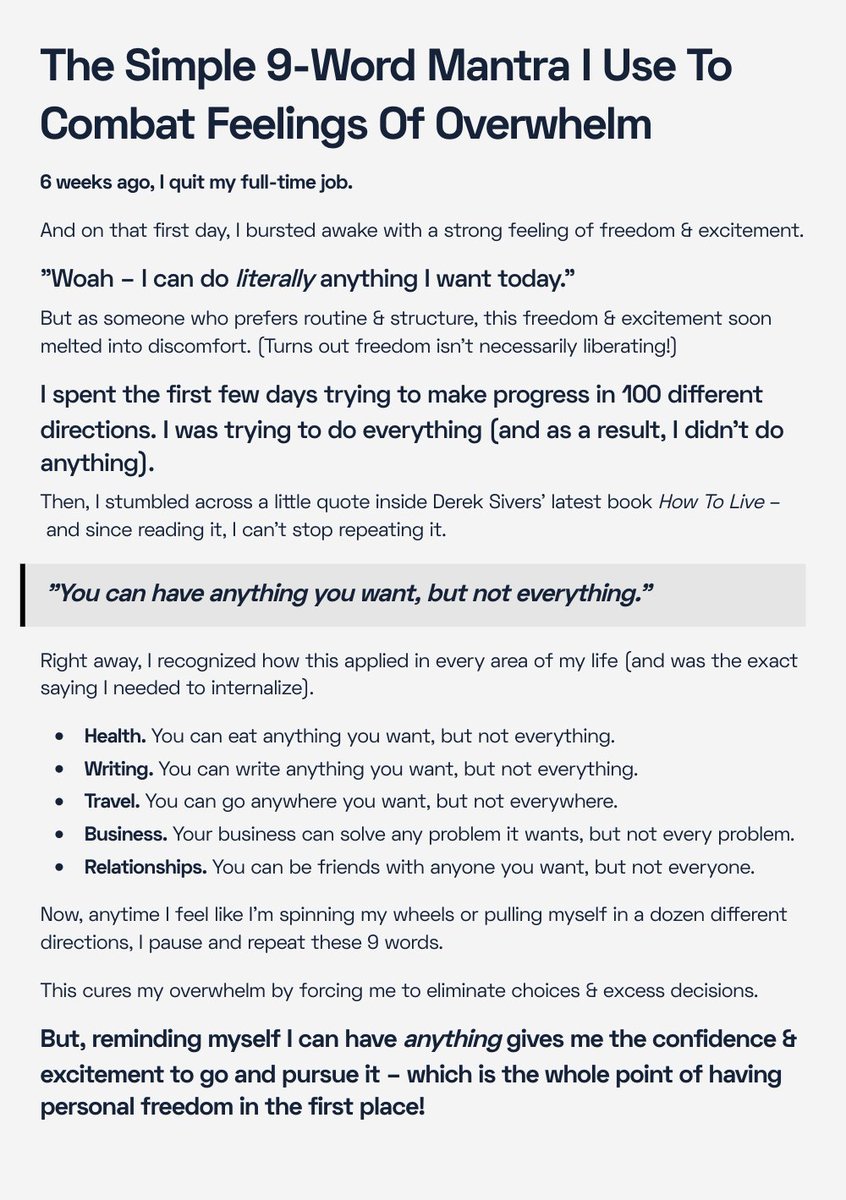 The Simple 9-Word Mantra I Use To Combat Feelings Of Overwhelm: