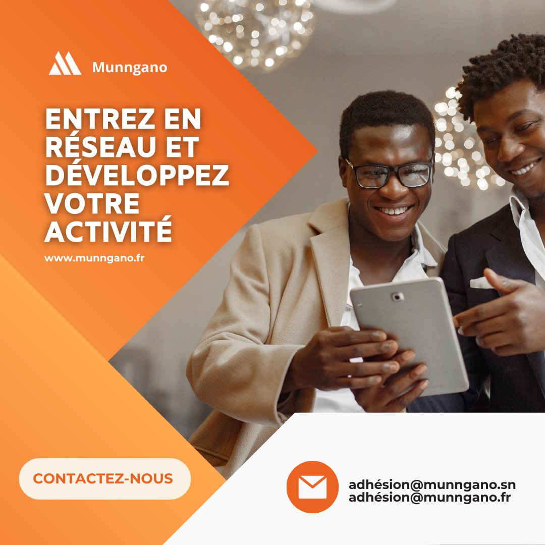 Chef d'entreprise,
Entrepreneur,
Porteur de projet,

Pour rejoindre notre réseau de mise en relation MUNNGANO et boostez votre activité.

Visitez notre site lien disponible en Bio ☝🏽️

#africanbusiness #blackbusiness  #afropreunariat