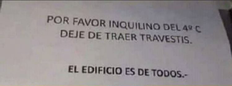 Ya se pusieron rompepija los vecinos