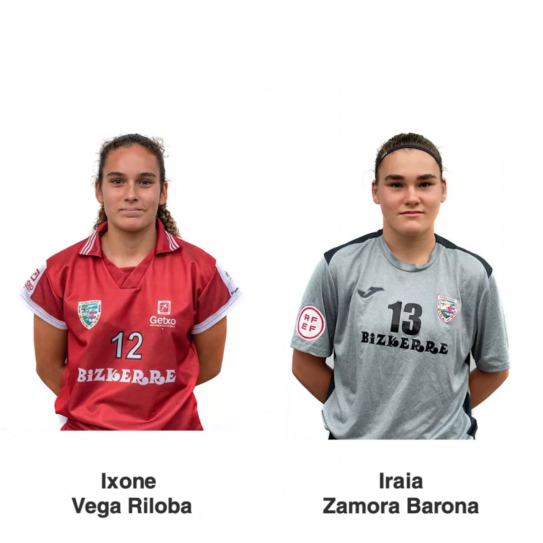 Bizkerreft's tweet photo. Ayer entrenaron con la Selección de Bizkaia Cadete cuatro de nuestras jugadoras : Julia Diez , Cristina Ochandiano, Ixone Vega e Iraia Zamora ⚽️💙🤍🔝
(1/2) 👇🏻

#ErreKeErre #GetxoKirolak #FutFem #SoyBizkerre https://t.co/Surq911nlR