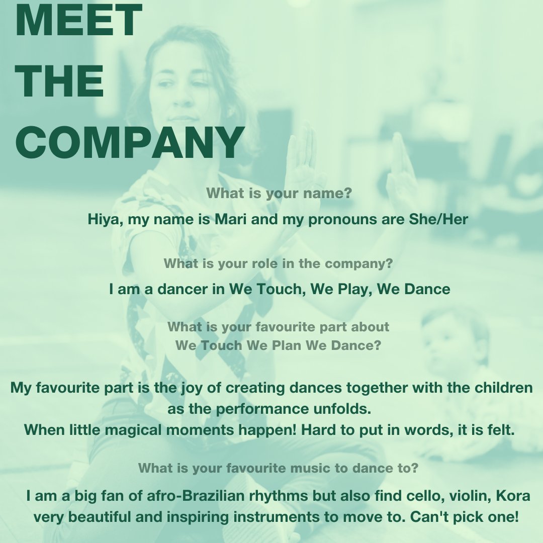 2_ndhanddance's tweet photo. ** MEET THE COMPANY **
Today we are meeting our wonderful dancer Mariana!
📸: Alice_underwood_films
#MeetOurCompany #WeTouchWePlayWeDance #Dancer #LivePerformance #PerformanceForYoungAudiences #ChildrenDancing #Family #Dancefloor #PYAEngland #EdChildrensFest22 https://t.co/J95MUlzTbx