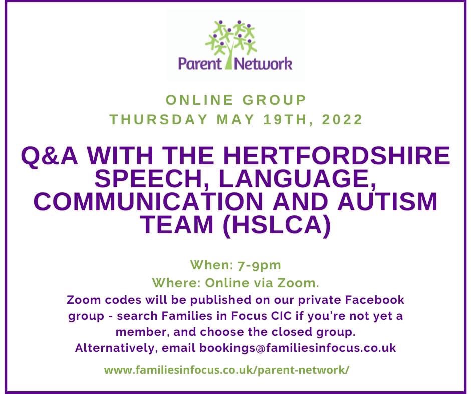 Funded by <a href="/TNLComFund/">The National Lottery Community Fund</a> and free for parent carers. Run by SEND parents for SEND parents. @SendHerts @PDAParenting <a href="/FFHerts/">Families First Herts</a> <a href="/send_march/">SEND National Crisis Hertfordshire</a> @HPFTIAPT <a href="/HertsPCI/">Herts PCI</a> <a href="/cass_training/">Gav Cass</a> <a href="/HCT_SchoolNurse/">HCT School Nursing</a> <a href="/GadeValleySch/">Gade Valley Primary School</a> <a href="/SchoolMHealth/">Carnegie Centre of Excellence for MH in Schools</a> <a href="/LetchworthScho1/">Letchworth Schools Partnership</a> <a href="/WelHatCouncil/">Welwyn Hatfield</a> <a href="/dacorumesc/">Dacorum ESC</a> <a href="/EHandBroxADT/">East Herts & Broxbourne ADT</a>