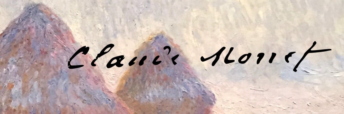 Bonjour Monsieur Monet! 

In the next few days, we will explore the work of Impressionist painter #ClaudeMonet. Get ready for a lovely voyage into haystacks, train stations, poplar trees and water lilies.