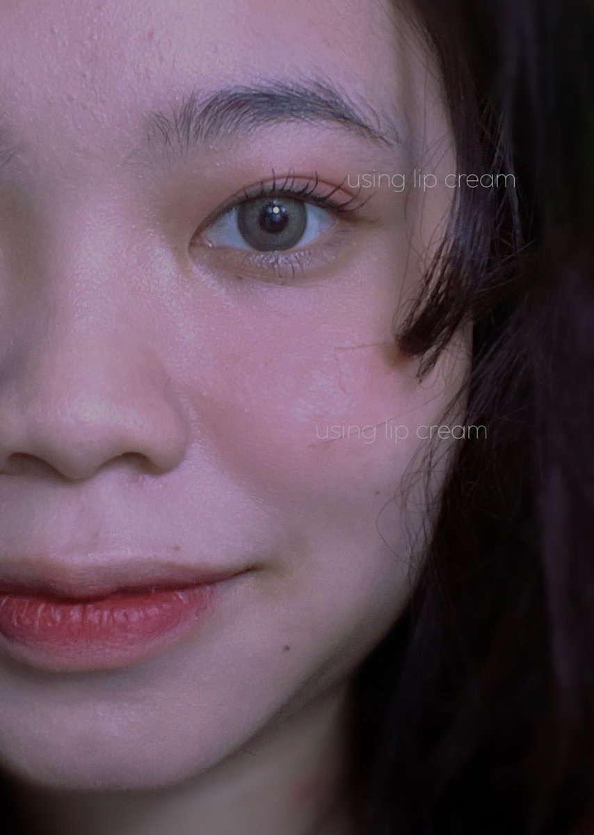 orchidpoison's tweet photo. make-up simple untuk lebaran cuma 10 menit, nangis friendly &amp; cuma pakai lip cream sebagai eyeshadow dan cheek blush.

a tutorial thread ♡ https://t.co/f5ryio6A5q