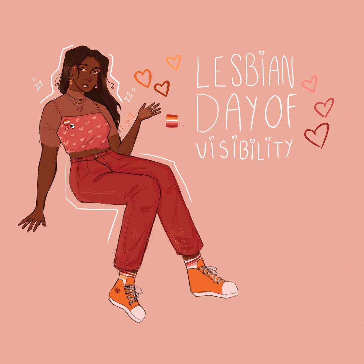 happy #lesbiandayofvisibility from piper mclean <33