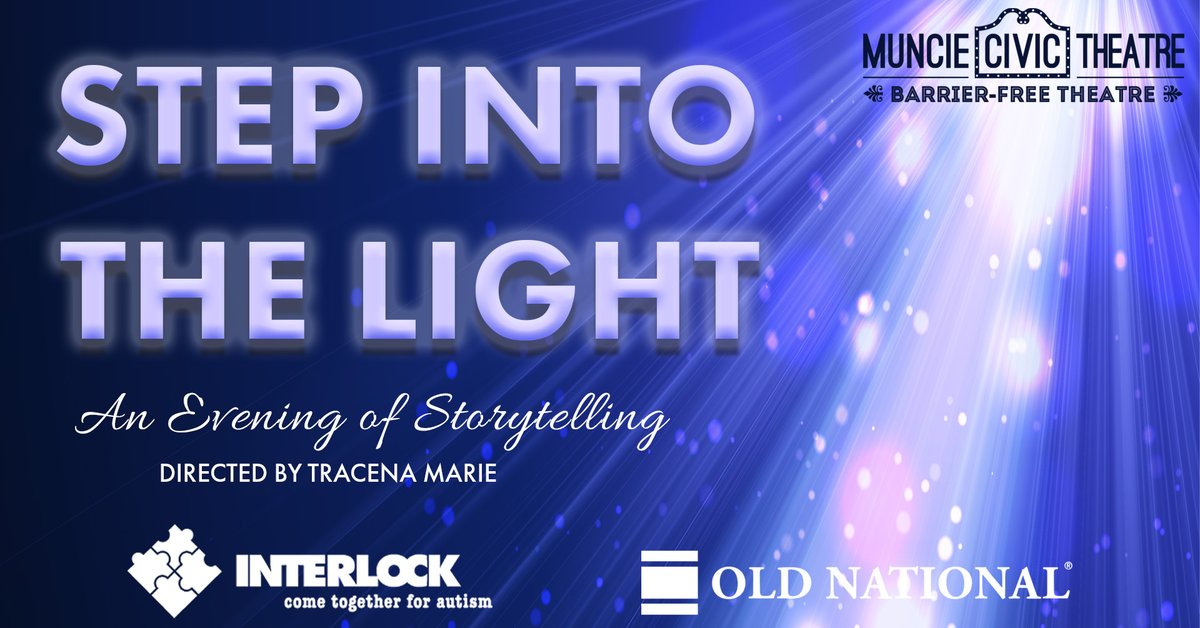 Join us for an evening of storytelling at <a href="/munciecivic/">Muncie Civic Theatre</a>! This season's show highlights performers' personal experiences and memories. Shows are Friday and Saturday night and you can purchase your tickets at munciecivic.org/bfstepintothel…. #barrierfree #futureisbright