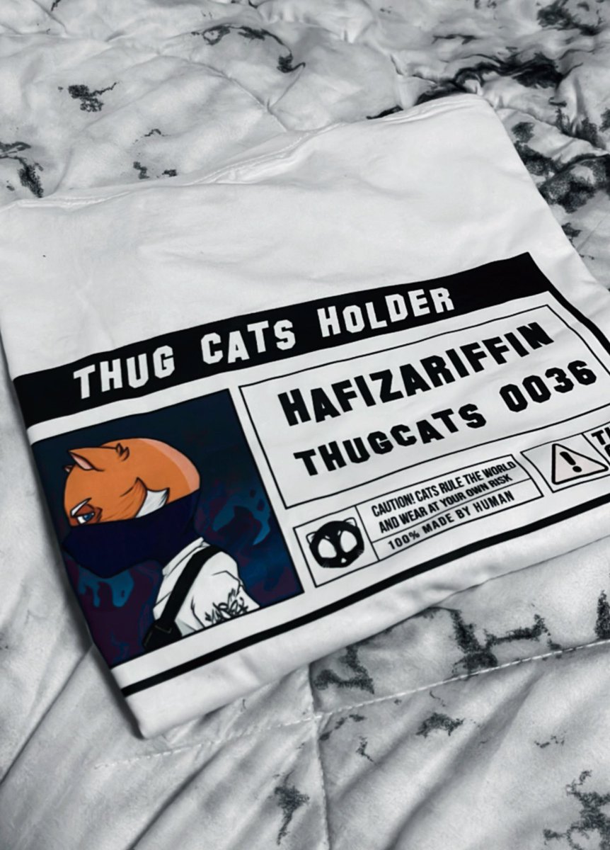 Barang raya sudah sampai ! Thank you <a href="/THUGcatsNFT/">THUG CATS</a> ! Boleh flex masa raya 🤣