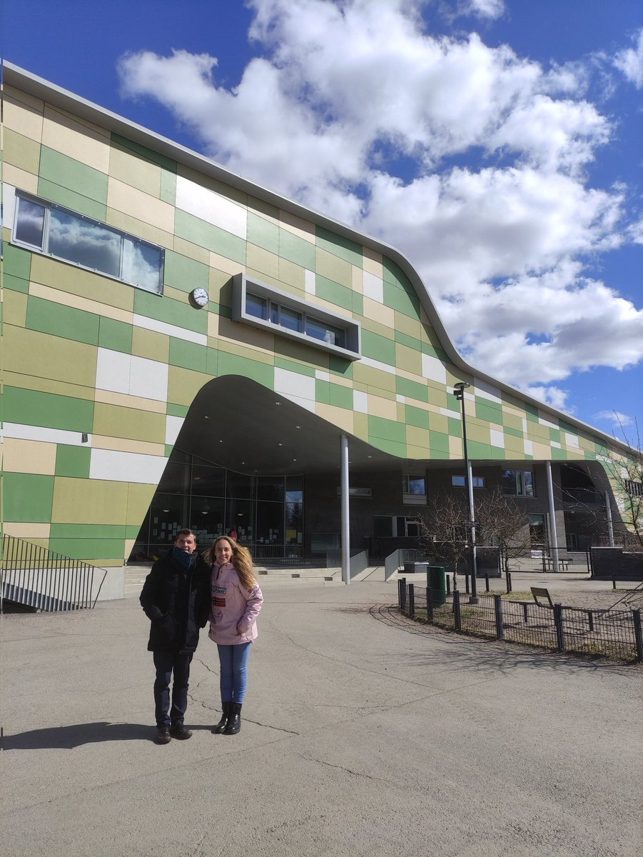 estefania_al's tweet photo. Hoy hemos tenido la suerte de participar en las clases de programación y de español, entre otras, de Kanniston koulu. Una experiencia muy enriquecedora que estamos deseando compartir con nuestros compis de @ceipeljarama 
#ProyectoErasmus 
@MTDHF @ctifmadrideste #IF_CMadrid https://t.co/AEBd8tKELN