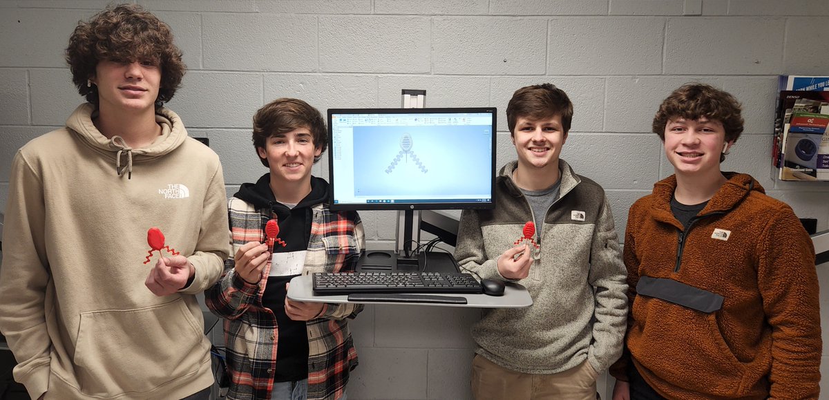 Gluckaneering's tweet photo. These Engineering Design and Development students have worked overtime to get their recyclable fishing lures designed, molded, and tested! Fantastic work ethic! @CCSCTE #DesignThinking https://t.co/BoYIBi6mtE