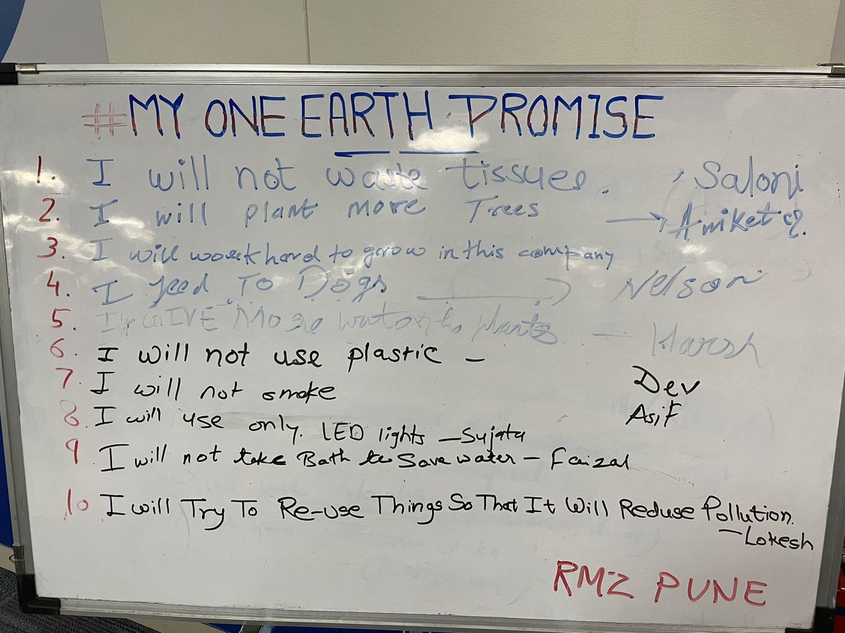 simranmantara's tweet photo. ##MyOneEarthPromise @Concentrix @ConcentrixIND  #earthday CNX RMZ PUNE https://t.co/8sbHrwUaBA