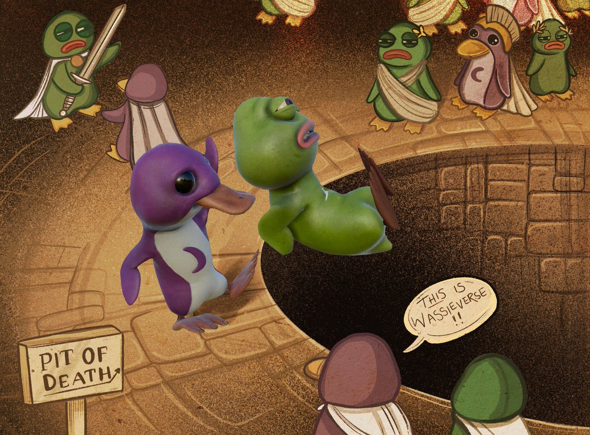 dis
is
WASSIEVERSE!

13 frens to be whitelisted
interact + follow
random winnars picked in 24hrs aw