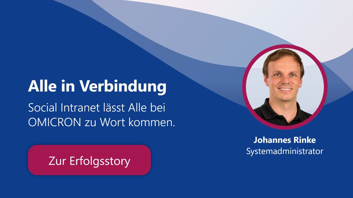 solvion's tweet photo. Offene Kommunikation im Unternehmen. 💬 
Das ist OMICRON besonders wichtig. Darum lag der Fokus beim neuen Intranet klar auf „Social Intranet“. 

Ein großartiges Ergebnis, gemeinsam erreicht, mit @ValoSolutionsHQ! 💛💙

#ModernWork #NewWork #SocialIntranet https://t.co/lLSoo3eYIf https://t.co/O24XIE7SZG