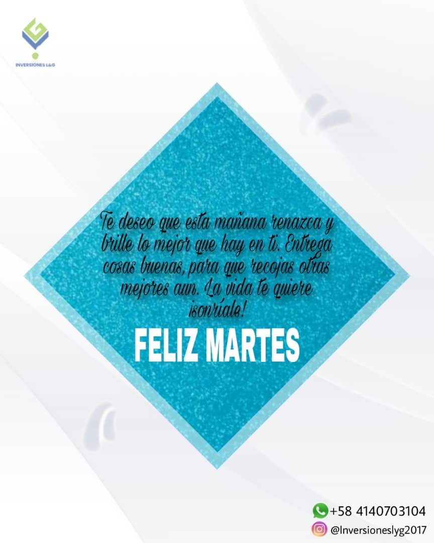 InversionesLyG2's tweet photo. Buenos dias, Feliz Martes🙌 https://t.co/wbc4kK3P7z