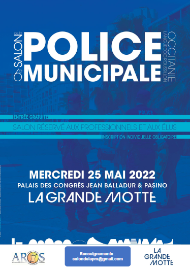 icmservices's tweet photo. Nous sommes heureux de pouvoir vous rencontrer une nouvelle fois lors du 6éme salon de la Police Municipale 👮‍♂️

Retrouvez-nous le MERCREDI 25 MAI 2022 au Palais des congrès Jean Balladur &amp; Pasino à @lagrandemotte https://t.co/d2m5GTz3KL