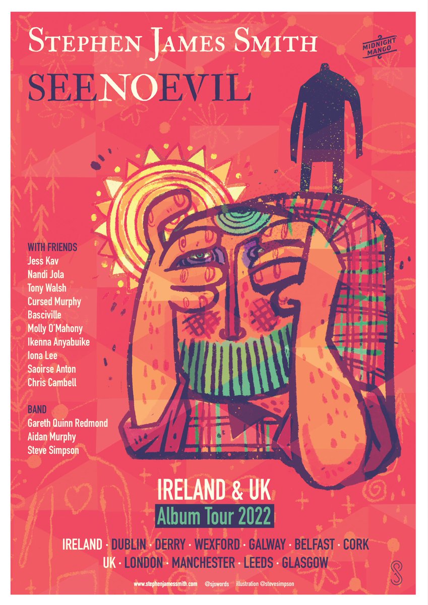 📆 LEEDS FOLK! not long now till <a href="/SJSwords/">Stephen James Smith</a>' tour comes to <a href="/ThornerVicHall/">Thorner Victory Hall</a>. join Stephen and friends on Sat 21 May for a unique and unforgettable evening of live poetry, music, and illustration.

🎟 £12.50 | 14+
ticketsource.co.uk/thornervictory…