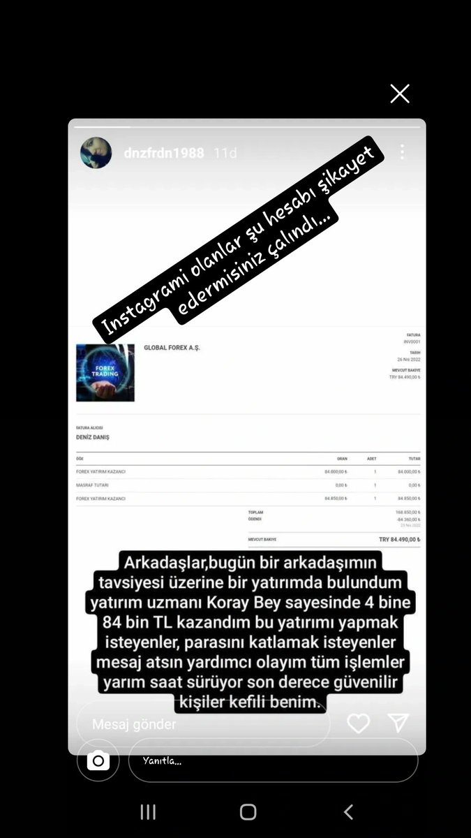 Rica etsem şu hesabı şikayet edebilir misiniz dolandırıcıların eline geçti lütfen şimdiden teşekkür ederim @dnzfrdn1988