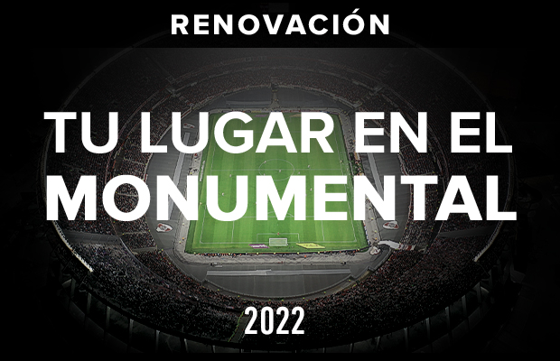 RiverPlate's tweet image. 🏟️ Desde hoy, los socios con Tu Lugar en el Monumental ya pueden renovar su ubicación ➡️ bit.ly/3kiLEKw