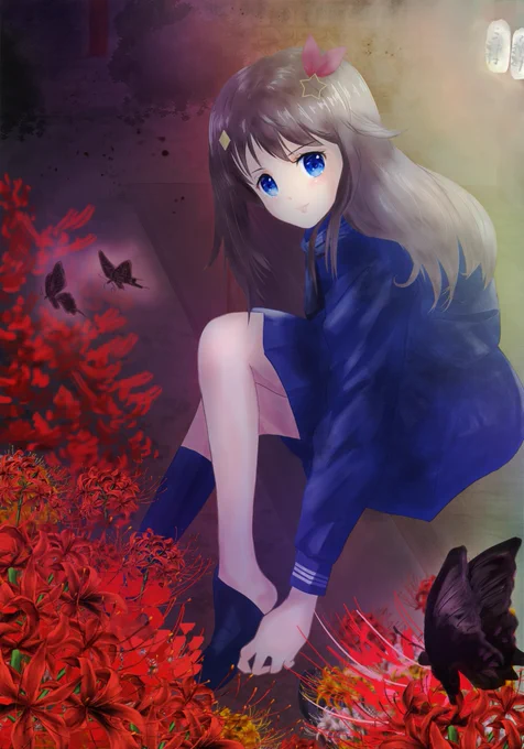 影の花 #hololiveERROR #美空時乃#soraArt#ときのそら 