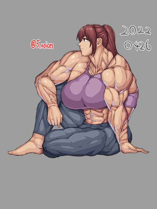 ボディビル模写。 