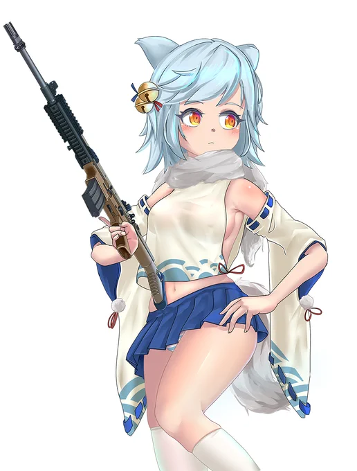 吹雪とSCAR-L
#アズールレーン
#アズガン 