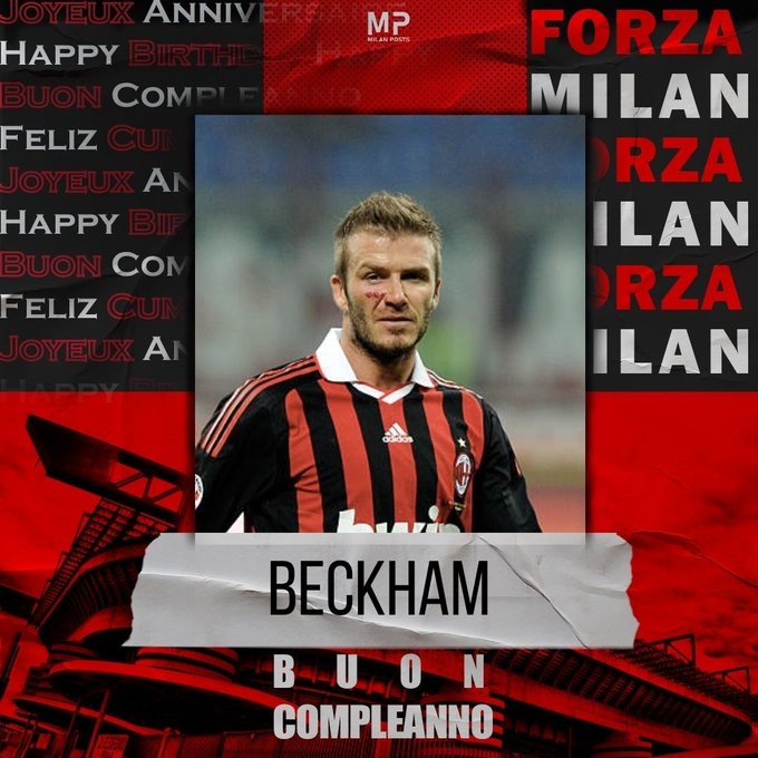  Happy Birthday David Beckham    33 Appearances  02 Goals 09 Assists 