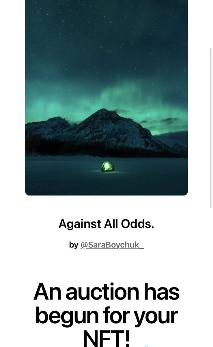 woke up a little emotional..

The auction has started for against all odds. 
💙