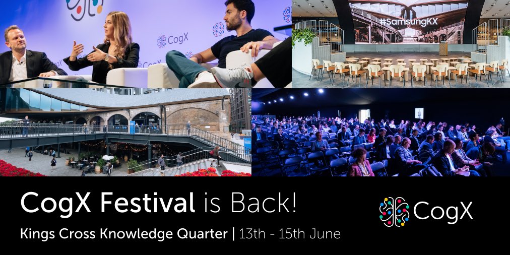 CogX Festival (@cogx_festival) on Twitter photo 🔥 WE ARE BACK! Get your pass today and join us for the world's biggest and most inclusive Festival of AI, Blockchain, the Metaverse and all the latest Transformational Technologies.
Head to cogxfestival.com/festival-passes
#CogX2022 🔥 WE ARE BACK! Get your pass today and join us for the world's biggest and most inclusive Festival of AI, Blockchain, the Metaverse and all the latest Transformational Technologies.
Head to cogxfestival.com/festival-passes
#CogX2022