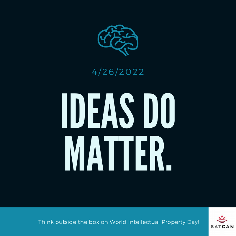 Prevent your IP from getting "Lost in Space" Today is World Intellectual Property Day. #IP #IntellectualPropertyDay #IdeasMatter #CdnSpace