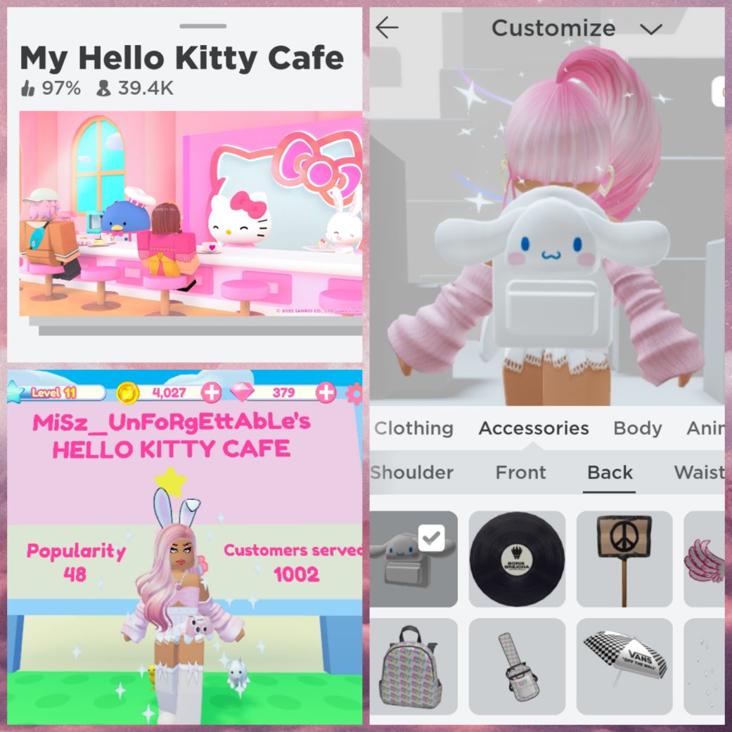 FREE ITEM* How To Get Hello Kitty® Backpack on Roblox - My Hello Kitty Cafe  