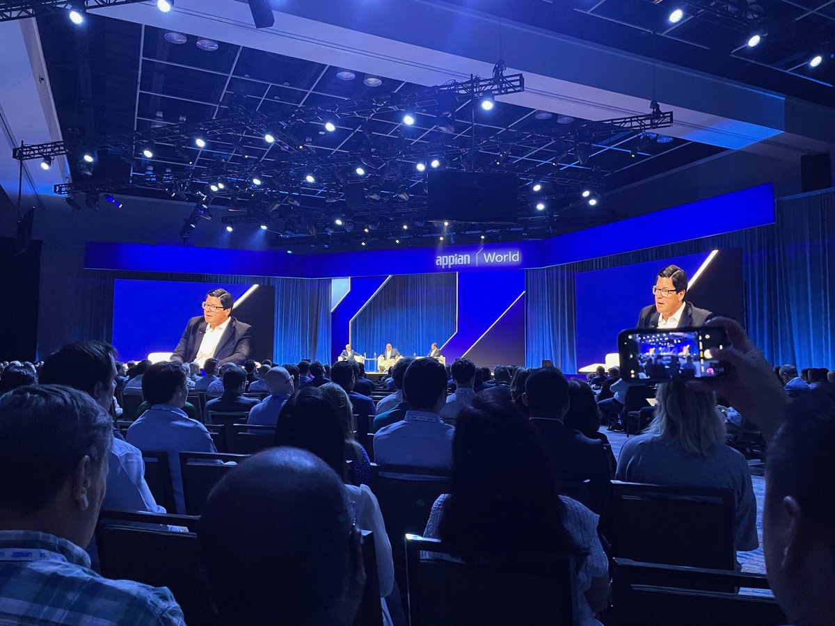 We’re in Florida for #appianworld, a union of Appian customers and partners where we share knowledge and celebrate growth and success.  I’m enjoying the presentations and listening to all the success stories. What a proud moment!