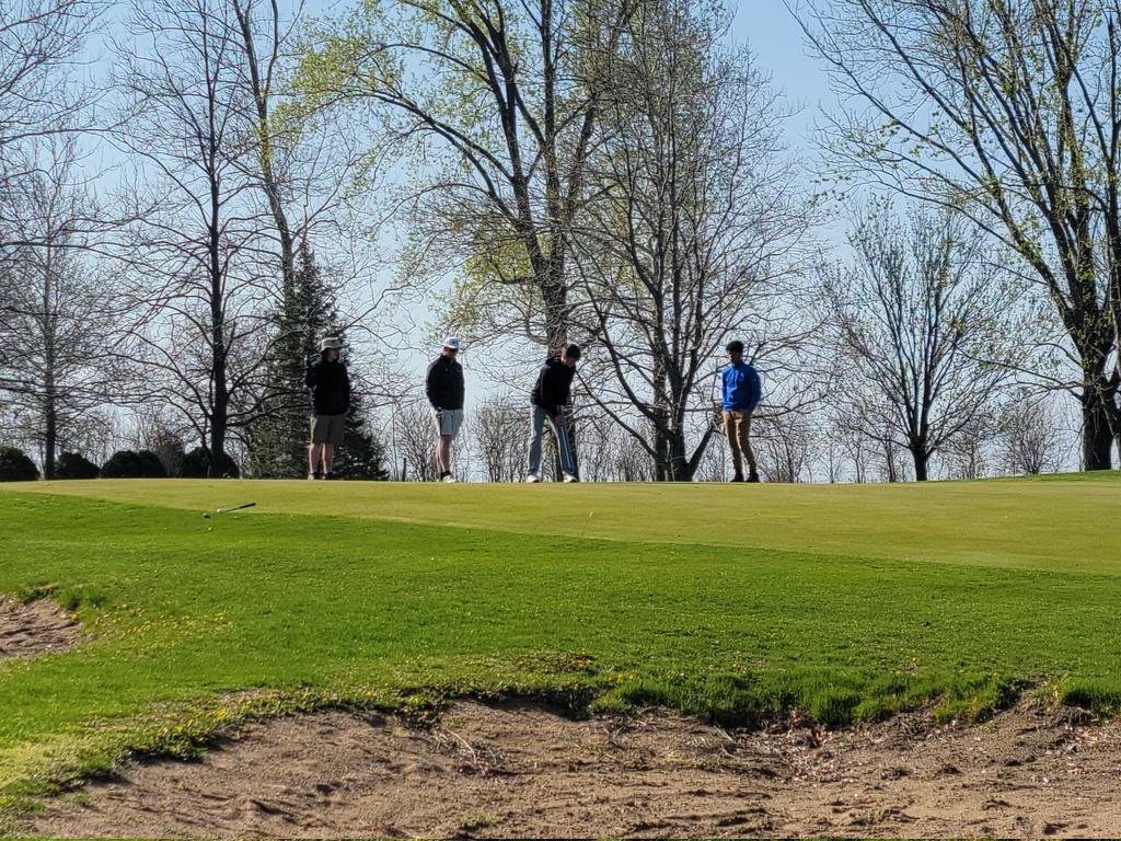 CHS_PantherGolf's tweet photo. Monroe City JV Tournament is off and running. Chilly start to the day but some of the players have started hot.

For instance, Adam Smith eagled the par 4 7th hole from about 75 yards away! https://t.co/AJxWL3a1Yc