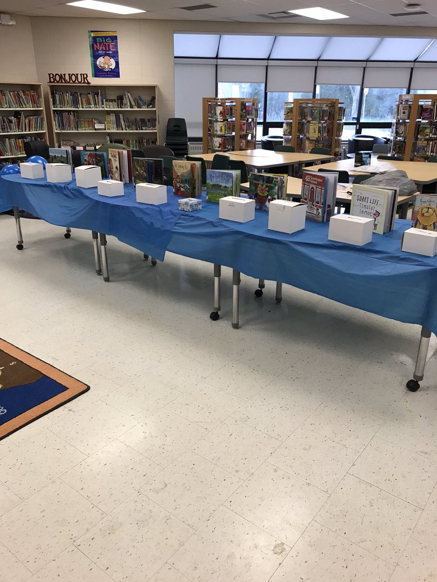 Sharon Wasag (@sharonwasag) on Twitter photo All ready for <a href="/ForestofReading/">Forest of Reading</a> Blue Spruce voting day! Good luck to all the nominees. <a href="/PDSB_Libraries/">PDSB Library Learning Commons</a> All ready for <a href="/ForestofReading/">Forest of Reading</a> Blue Spruce voting day! Good luck to all the nominees. <a href="/PDSB_Libraries/">PDSB Library Learning Commons</a>