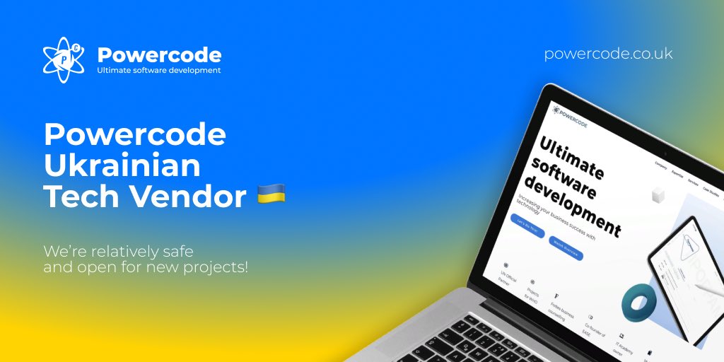 powercode_co_uk's tweet photo. Start your project in collaboration with Ukrainian #techvendor Powercode
#SupportUkraine #StandWithUkraine
https://t.co/JIUAvVDlUD https://t.co/LVHlj0MPUe