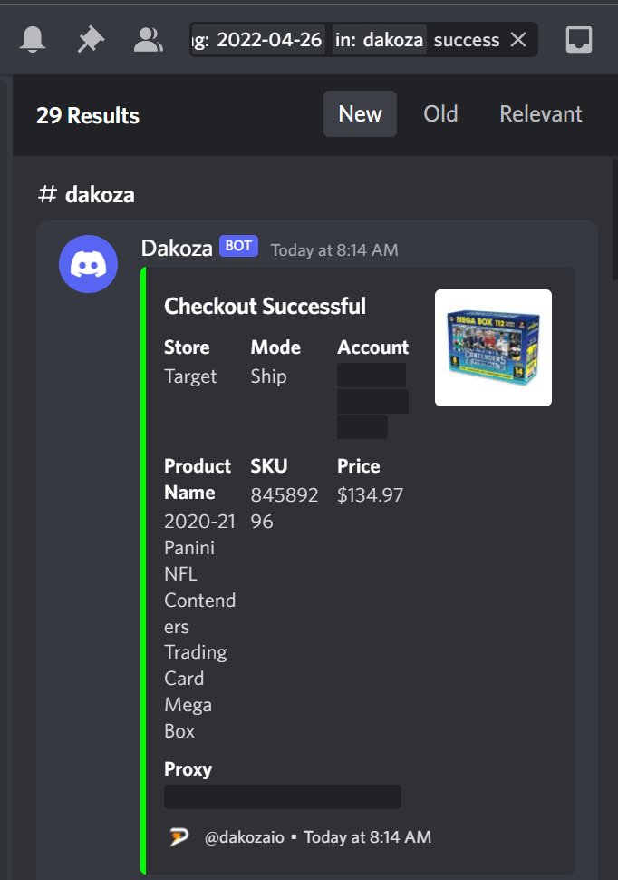 TopGross ACO (@snkr_av) on Twitter photo Lightning strikes for cards this morning! β‘οΈβ‘οΈπ
Thank you to all my providers for success.
King of Retail: <a href="/dakozaio/">Dakoza</a>
Proxy Sponsor: <a href="/ZetaProxies/">Zeta</a> Elite Resi
Proxies and Bare Metal: <a href="/PettiProxies/">PettiProxies</a> Sauce Resi
ACO: <a href="/batcaveaco/">Bat Cave ACO</a>
CG: <a href="/polarchefs/">Polar Chefs</a> Lightning strikes for cards this morning! β‘οΈβ‘οΈπ
Thank you to all my providers for success.
King of Retail: <a href="/dakozaio/">Dakoza</a>
Proxy Sponsor: <a href="/ZetaProxies/">Zeta</a> Elite Resi
Proxies and Bare Metal: <a href="/PettiProxies/">PettiProxies</a> Sauce Resi
ACO: <a href="/batcaveaco/">Bat Cave ACO</a>
CG: <a href="/polarchefs/">Polar Chefs</a>