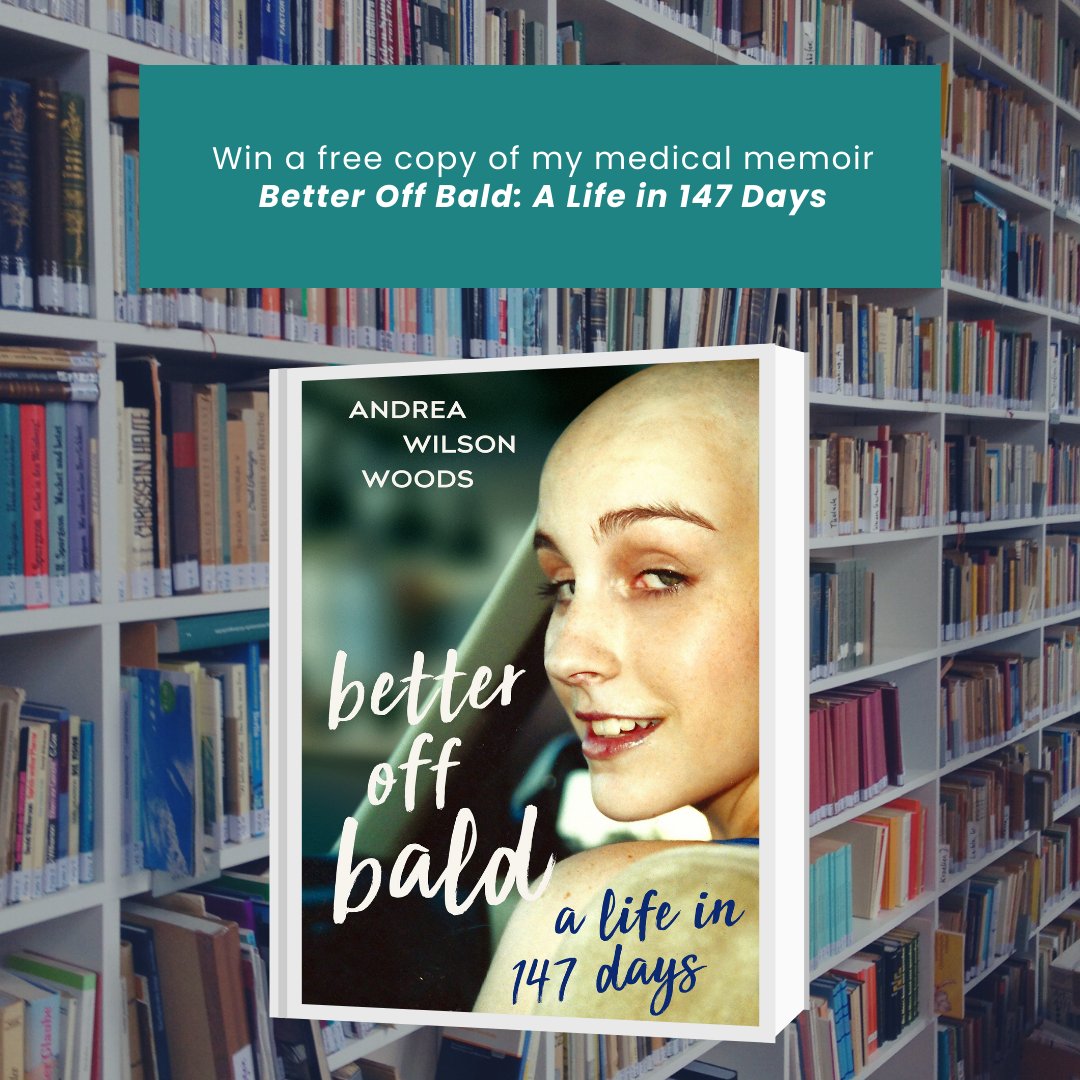 AndreaWilWoods's tweet photo. "In her bestselling and award-winning medical memoir Better Off Bald: A Life in 147 Days, Andrea Wilson Woods tells a brilliant, touching story that captures the reader’s heart and attention with clarity and grit." https://t.co/drk6AsmfQg https://t.co/noSAT2zfwX