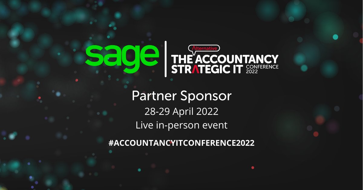 sageuk's tweet photo. We are a partner sponsor for The Alternative Accountancy Strategic IT Conference! 🙌

If you're attending this week we look forward to seeing you there: https://t.co/KJsD75twts #AccountancyIT2022 https://t.co/xwbhEoKEDN