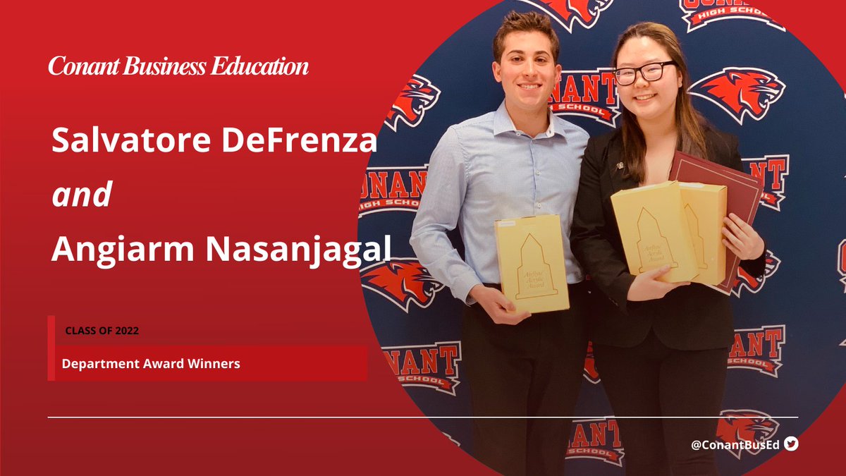 Congratulations to 🌟 Sal and Aagii 🌟
#Classof2022 #seniors <a href="/ConantCougars/">Conant High School</a> <a href="/HSDistrict211/">District 211</a> #BusEdu #TCB #CougarPride