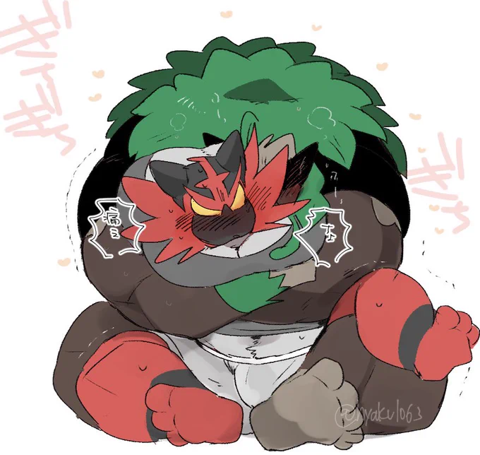 そわそわしてる🦍🐱🦍 