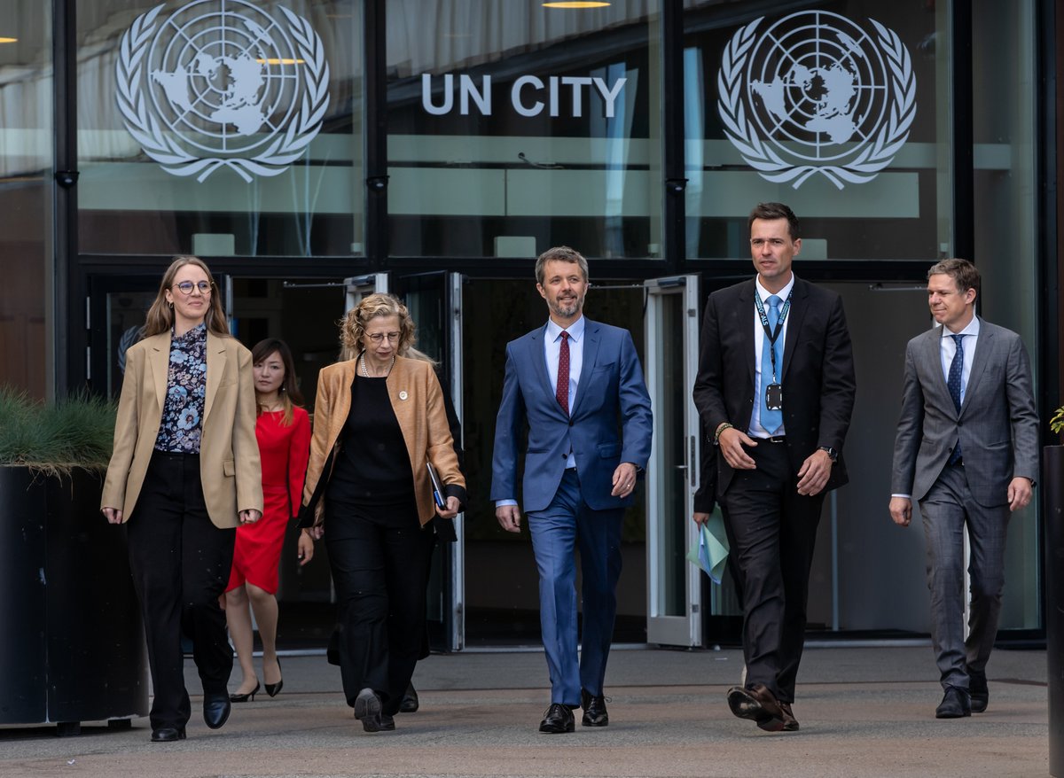 Delighted to see the opening of the UNEP Copenhagen Climate Centre in the <a href="/UNCityCPH/">UN City Copenhagen</a> with participation from the Danish Crown Prince and <a href="/andersen_inger/">Inger Andersen</a>. Denmark supports the center’s work for #EnergyTransition #ClimateAction. #dkaid <a href="/UNEPCCC/">UNEP Copenhagen Climate Centre</a>
